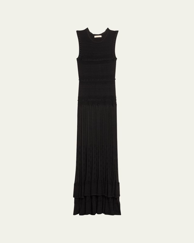 Mirelle Textured Knit Maxi Dress